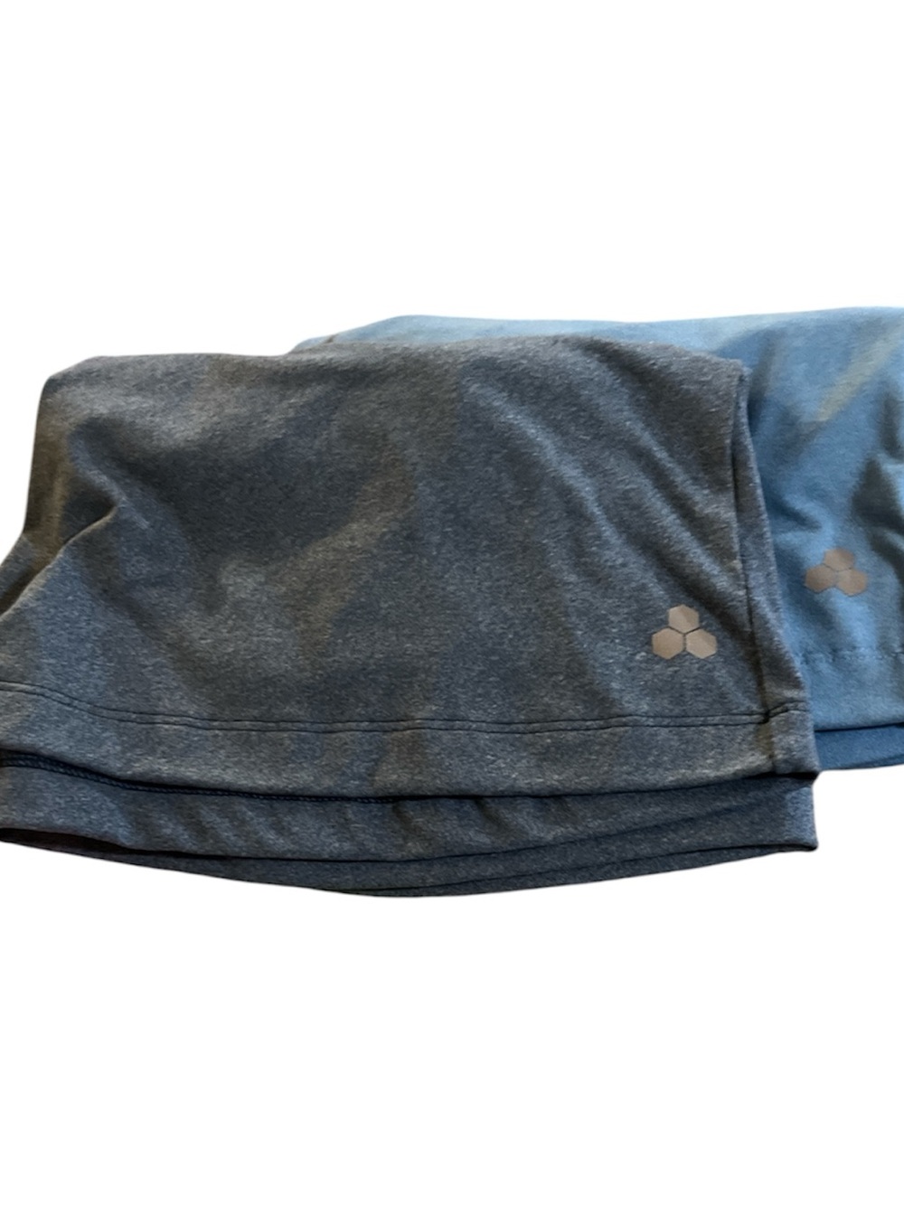 tek gear blue-gray Athletic Skirt with Yellow Logo